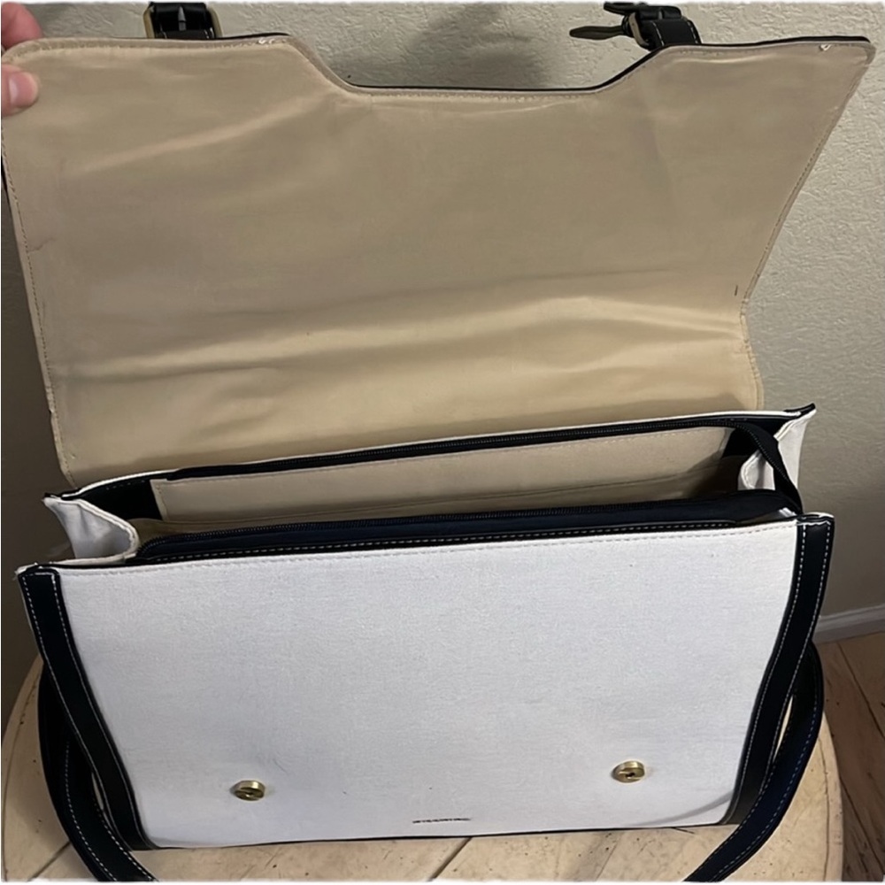 Laptop Bag 15.6 inch Canvas Messenger Bag Unisex MISSNINE - Picture 6 of 15